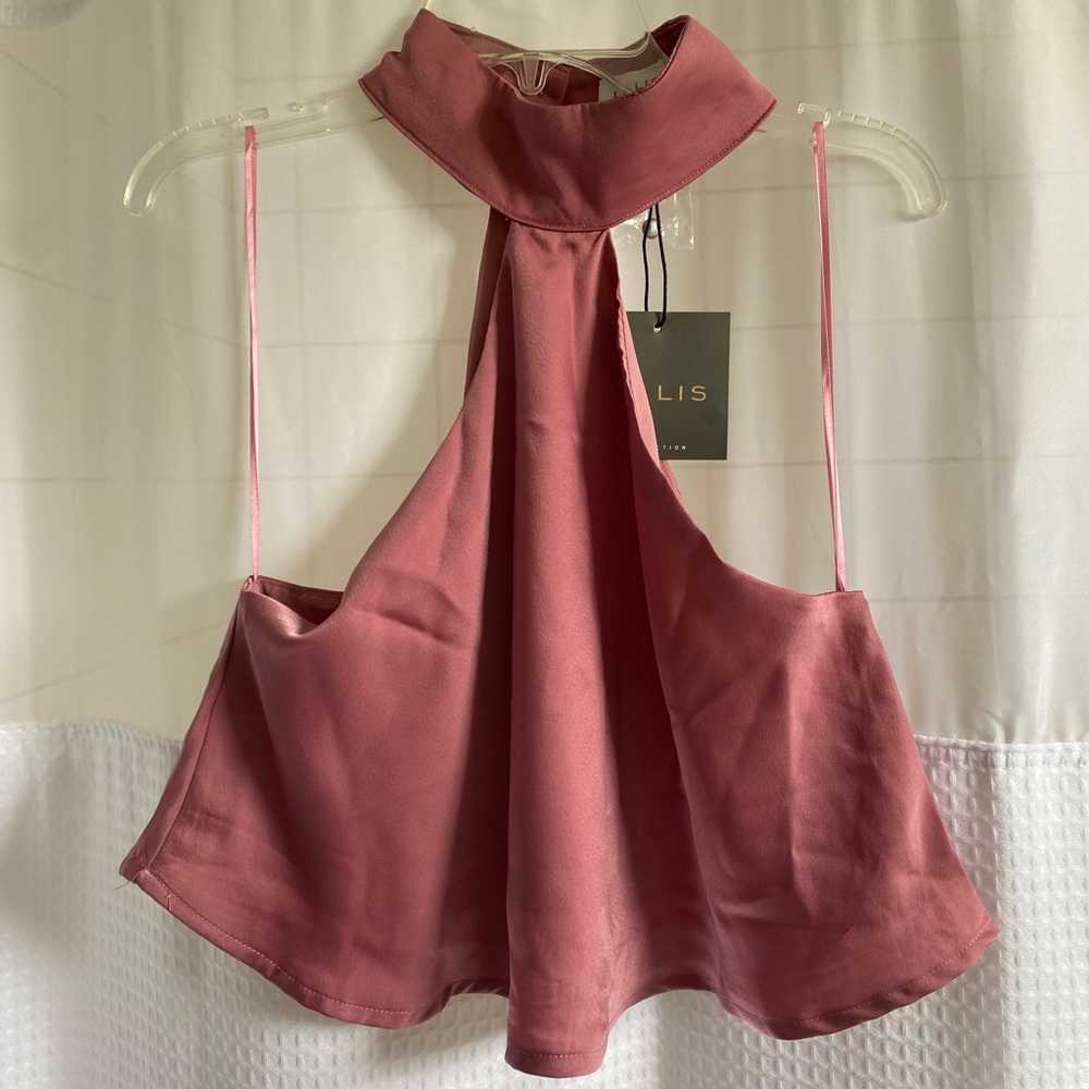 Pink halter top NWT